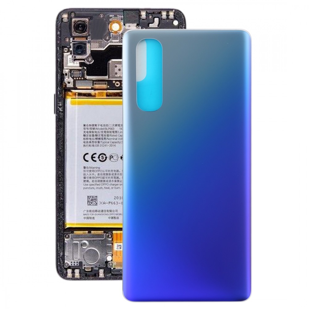 Back Cover for OPPO Reno3(Aurora Blue) Oppo Replacement Parts Oppo Reno3